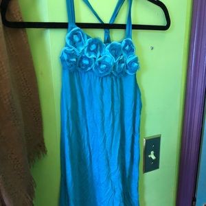 Express cross bank dressy tank. S